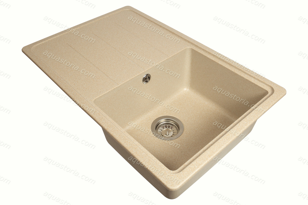 Гранітна мийка Aquaton No15 780х500 Бежева