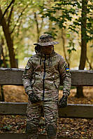 Армейская куртка мультикам теплая милитари одежда, Мужская тактическая военная куртка Terra multicam