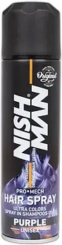 Спрей для волосся фарбуючий Nishman Hair Coloring Spray Purple 150мл