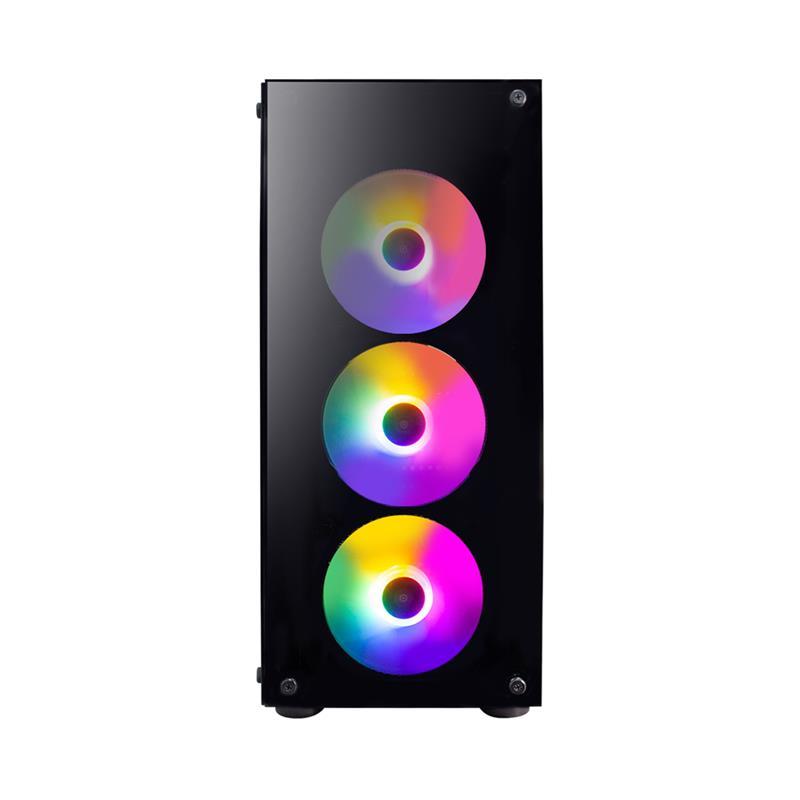 Корпус для ПК 1stPlayer V3-B-4F1 Black без БЖ