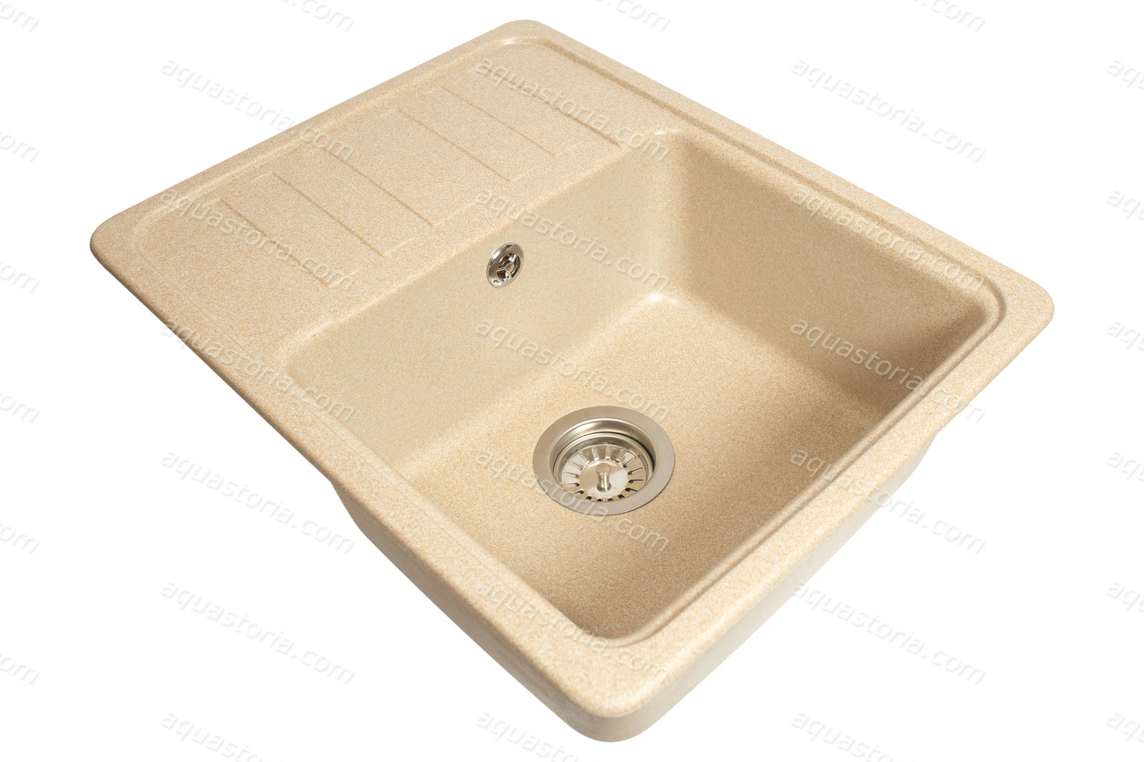 Гранітна мийка Aquaton №16 570х460 Бежева