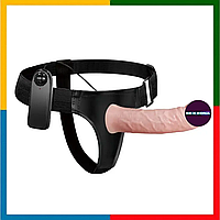 Чоловічий страпон із вібрацією 15,5 см*4,2 см "ULTRA", суперціна!!