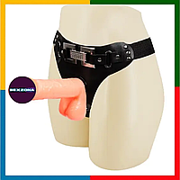 Жіночий страпон 18,2 см*4,7 смBAILE — Jessica Strap On, Відправить у світ яскравих і шикарних емоцій. Новинка