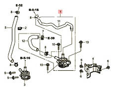 Насос (помпа) системи охолодження двигуна Honda FCX Clarity (17-) 061J0-5WJ-A00