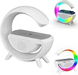 Настільна лампа G нічник BT2301 RGB G-Smart з бездротовою зарядкою та Bluetooth | RGB лампи | Велика лампа, фото 6