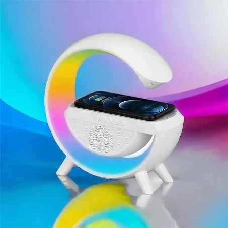 Розумна лампа BT2301 RGB G-Smart Light з бездротовою зарядкою та Bluetooth