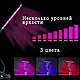 Світлодіодна ультрафіолетова led-лампа для рослин із таймером. Фітолампа Ультрафіолетове світло 10w, фото 5