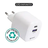 Сетевое зарядное устройство eSTUFF INFINITE USB-C Charger EU PD 67W GaN, ES637065