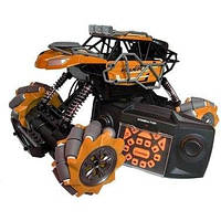 Трюковая машинка на радиоуправлении, вездеход Fever Buggy 4WD 4x4 Оранжевый