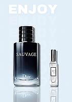 Мужские наливные мини духи Саваж Dior Sauvage 15 мл Восточный фужерный аромат аналог Диор Саваж ванильный