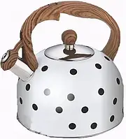 Чайник со свистком белый горох Эра Empire EM7718 V 2,5 л ( шт )