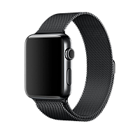 Миланская петля на Apple Watch 42mm/44mm/45mm/49mm (Черный)