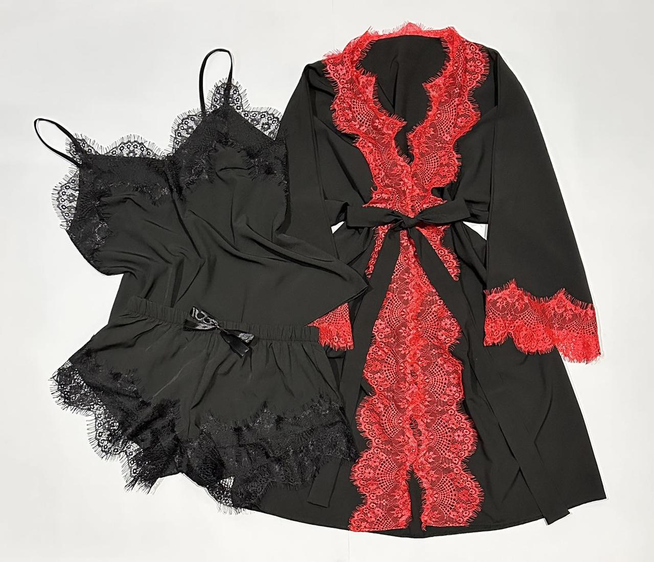 Халат и пижама, комплект для дома женский