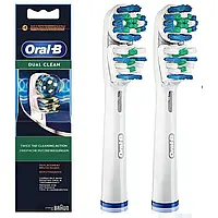 Насадка для зубної щітки Braun Oral-B "Dual Clean" (1шт.) подвійна