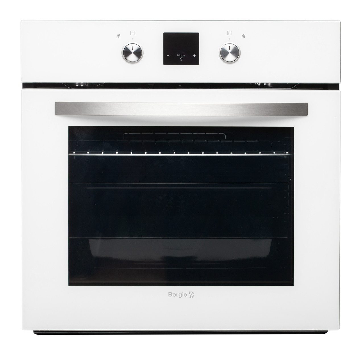 Духова шафа електрична BORGIO OME 208.01 White Glass
