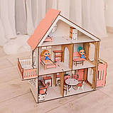 Будинок для ляльок з меблями Ігровий ляльковий будиночок для ляльок лол lol Дитячий ляльковий будиночок, фото 2