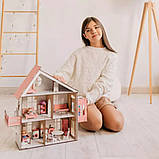 Будинок для ляльок з меблями Ігровий ляльковий будиночок для ляльок лол lol Дитячий ляльковий будиночок, фото 6