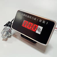 Цифровой электронный указатель давления масла с датчиком Ø М14х мм на 12 вольт