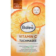 Balea Листова маска з вітаміном С, зволоження та живлення, для вісх типів шкіри. Tuchmaske Vitamin C.