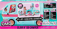 Игровой набор Гламурный кемпер лол Автобус LOL Surprise OMG Glam N Go Camper Playset with 50+