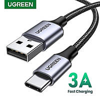 Кабель Ugreen USB-A - USB Type-C 3A 18W / Кабель для быстрой зарядки QC3.0 Samsung Huawei Xiaomi