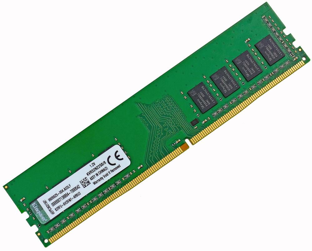 Оперативна пам'ять DDR4 3200MHz 8Gb (KVR32N22S8/8) PC4-25600 - ДДР4 8 Гб 3200 МГц