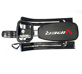 🔥✅ Дитячий снігокат Viper Мустанг Mustang VSP, Азимут Хромований, Снігохід Санки з кермом сніжний скутер