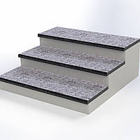 Сходи  термооброблені з лабрадориту 1000×300×30