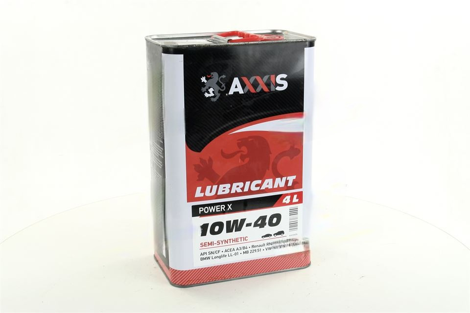Масло моторн. AXXIS 10W-40 Power Х (Канистра 4л) 48021043879