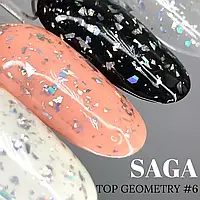 Топ без липкого шару SAGA Geometry 06, 9мл