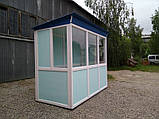 Пост охорони "Вагончик" 125 х 250 (см), термостійкі стіни, фото 6