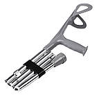 Милиця підлокітна з анатомічною ручкою Supretto складана (8093), фото 7