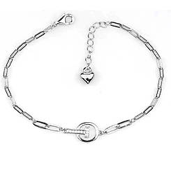 Срібний браслет Грація