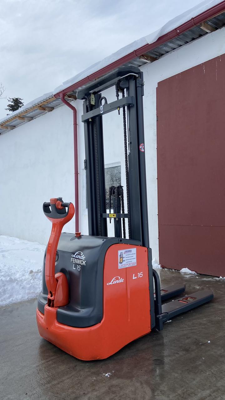 Штабелер Електро Навантажувач Поводковий 723 Linde L16 1,6т 5,40m, фото 1