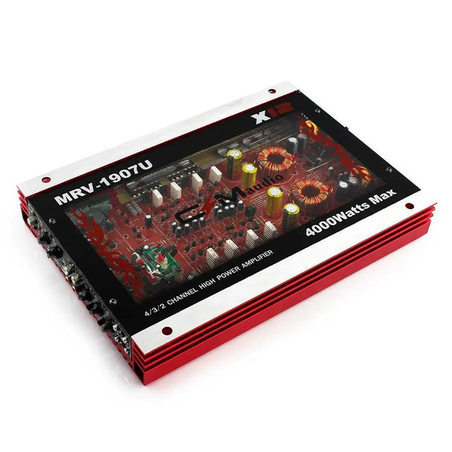 Автомобільний підсилювач звуку CMAudio MRV-1907U 4х канальний <unk> 4000W