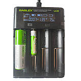 Зарядний пристрій для акумуляторів Rablex RB-405 з LCD дисплеєм А/AA/AAA/ААА/С/SC/F6 Hi-Cd Ni-MH, фото 3