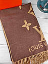 Теплий палантин хустка шарф Louis Vuitton Луї Вітон, фото 6