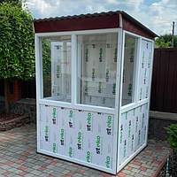 Будка для сторожа "Стандарт" 150х150 (см), кіоск