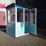 Пост охорони модульний "Акваріум" 150 х 150 (см), будиночок для охорони, фото 4