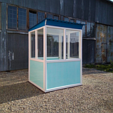 Пост охорони модульний "Акваріум" 150 х 150 (см), будиночок для охорони, фото 8