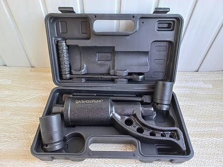 Ключ колісний редукторний "мясорубка" 1" 4800Hм 1:68 ручний гайковерт із головками 32-33 мм НШД, фото 1