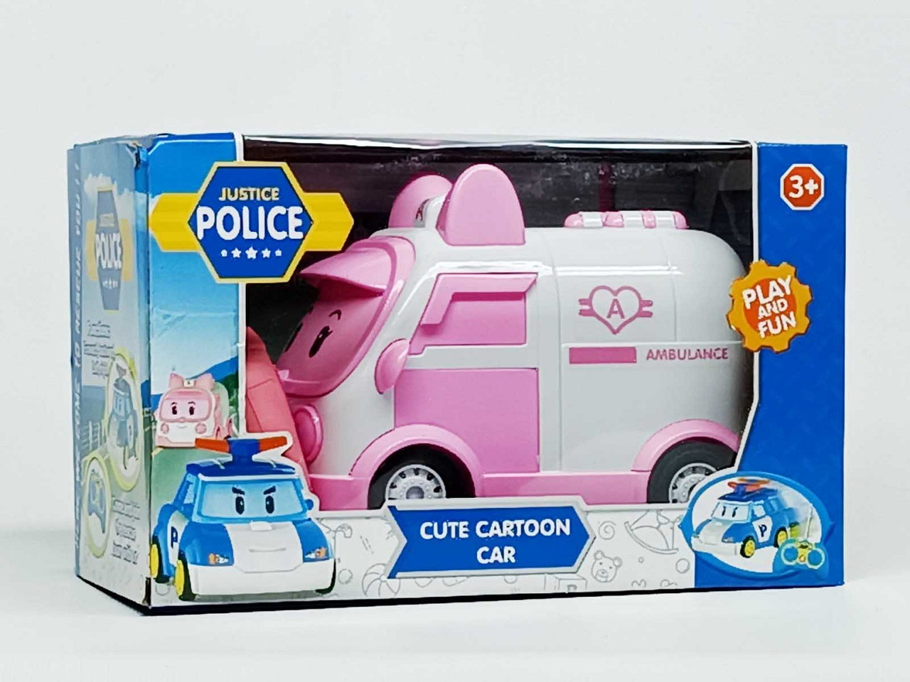 Машинка на радіокеруванні Star toys "Робокар Полі - Ембер" рожева 180-1A