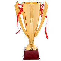 Кубок спортивный с ручками SP-Sport REWARD высота 36см золотой