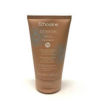 ECHOSLINE Keratin Veg Treatment Крем проти посічених кінчиків відновлюючий з Кератином 100мл (Оригінал)