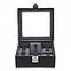 Скринька для зберігання годинника Friedrich Lederwaren Infinity 6, чорна, фото 4