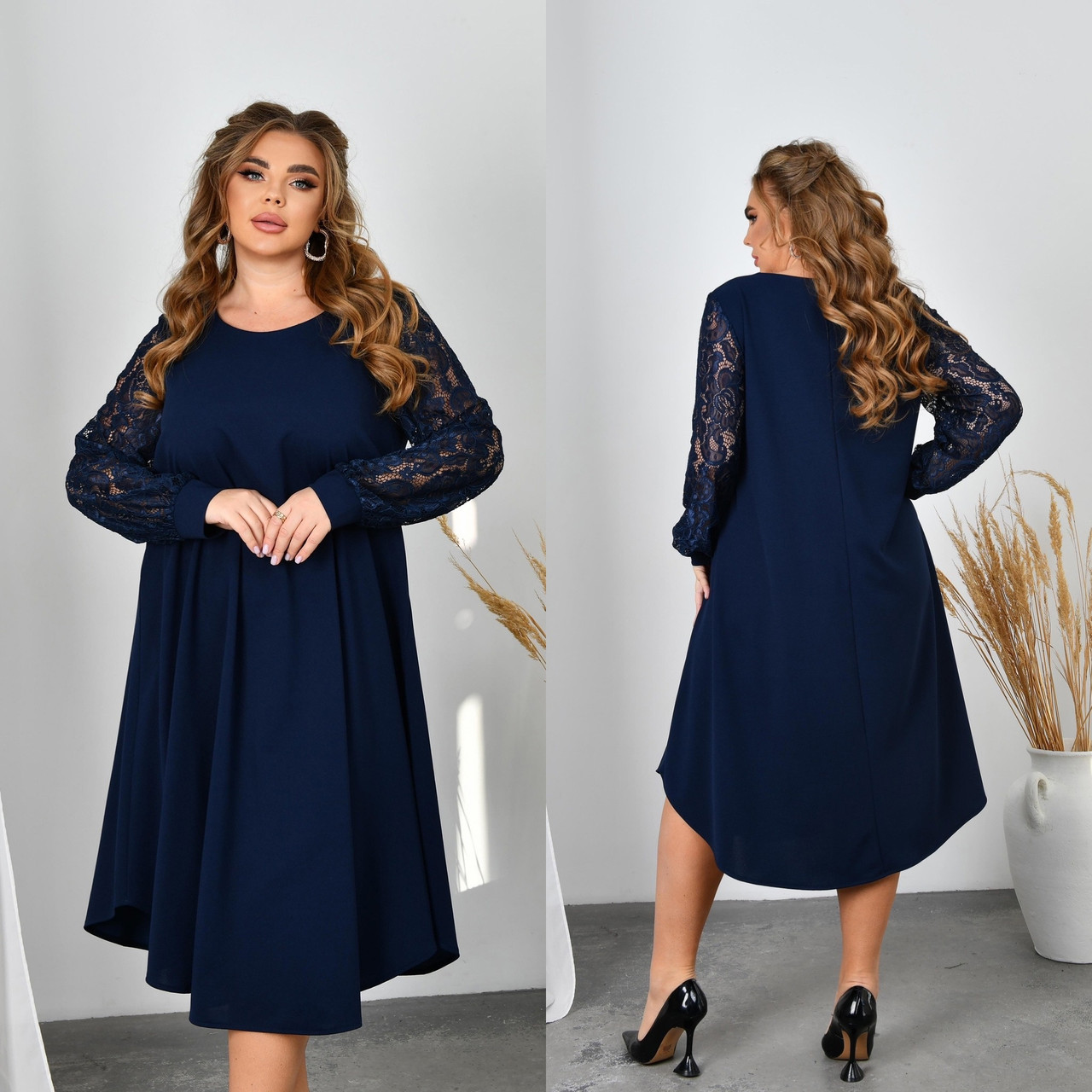 Святкова сукня у великому розмірі Розміри: 52-54, 56-58, 60-62, 64-66