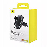 Автотримач з бездротовою зарядкою Baseus Milky Way Pro 15W, фото 9
