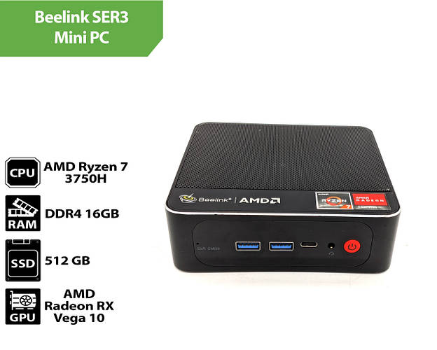 Неттоп Beelink SER3 (AMD Ryzen 7 3750H /16Gb/SSD 512Gb) Wifi (ID ...