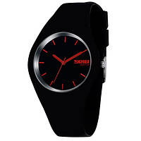 Годинник жіночий Skmei Rubber Black 9068