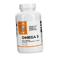 Жирні кислоти Progress Nutrition Omega 3 + Vitamin E 180 капсул